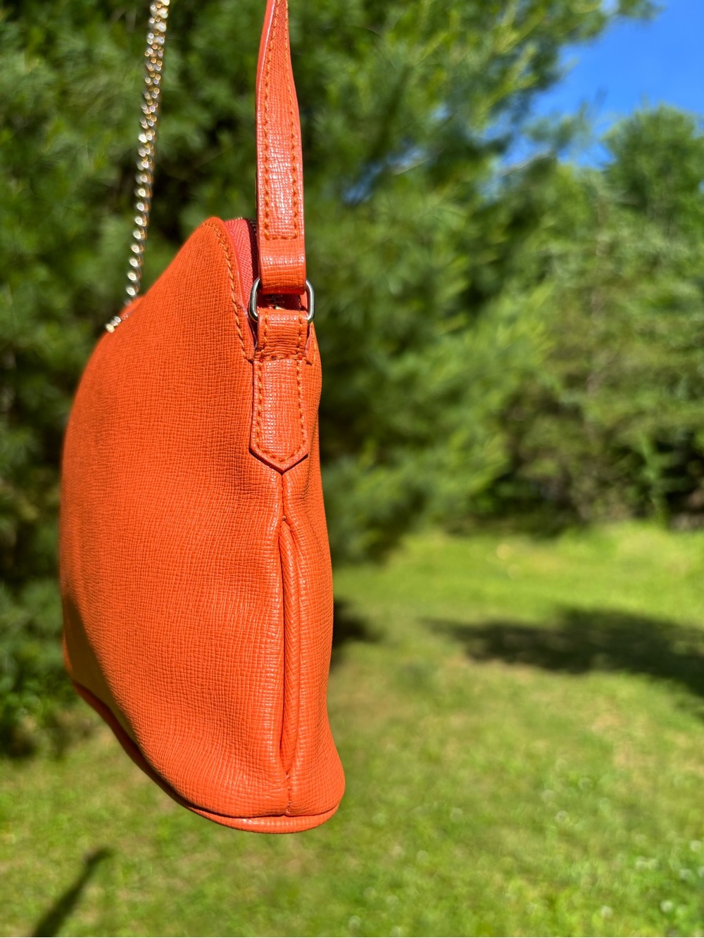 Furla Orange Crossbody Bag - Picture 9 of 14